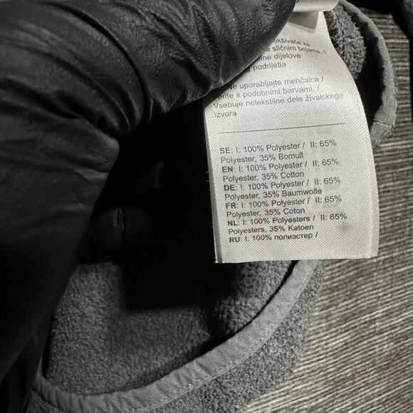 Fjall Raven Men's L Gray 1/4 Snap Button Ovik Fleece Sweater 81469 - Picture 12 of 15